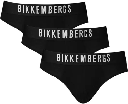 Bikkembergs Ανδρικά Σλιπ Μαύρο 3Pack