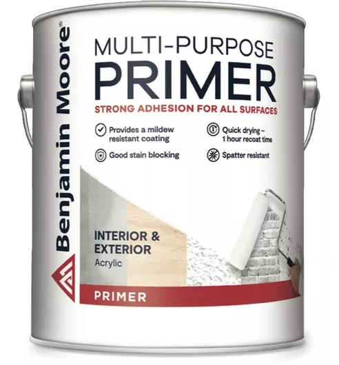 Benjamin Moore Multi Purpose Primer 3.785lt -  για Γυψοσανίδα Δομικά Υλικά Μέταλλο Μη Σιδηρά Μέταλλα Τοιχοποιία