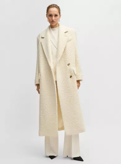 Hugo Boss Γυναικείο Ecru Παλτό