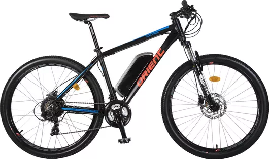 Ηλεκτρικό Ποδήλατο Orient Ultra 27.5" Μαύρο Mountain με 21 Ταχύτητες & Δισκόφρενα