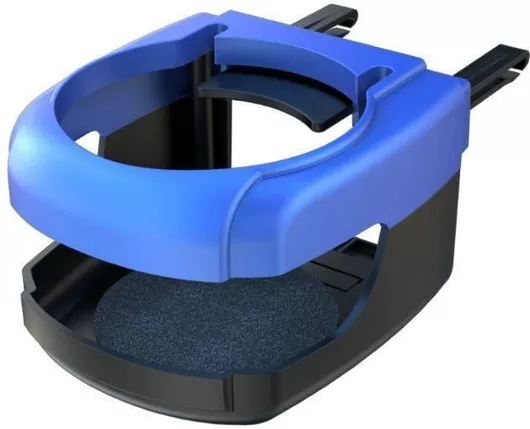 Ποτηροθήκη Αυτοκινήτου 1 Θέσης για Αεραγωγό Ασημί