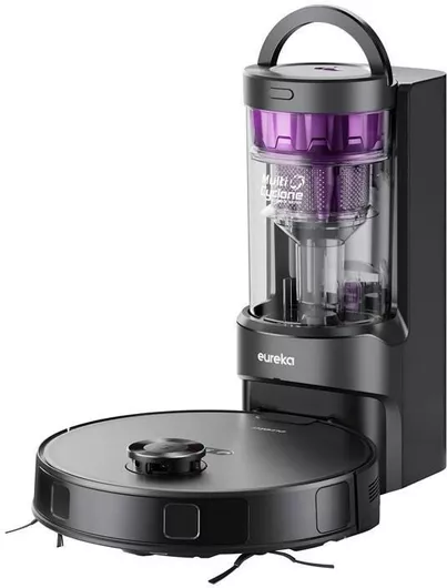 Σκούπα Ρομπότ Eureka E20 Plus για Σκούπισμα & Σφουγγάρισμα με Wi-Fi Μαύρο