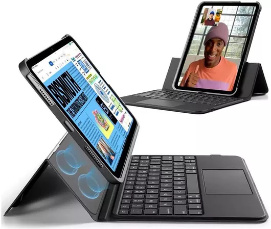 ESR Ascend Flip Cover Δερματίνης με Πληκτρολόγιο Μαύρο iPad 2022 10.9''