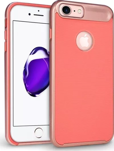 Orzly AirFrame Back Cover Πλαστικό Ροζ iPhone 8 Plus/7 Plus