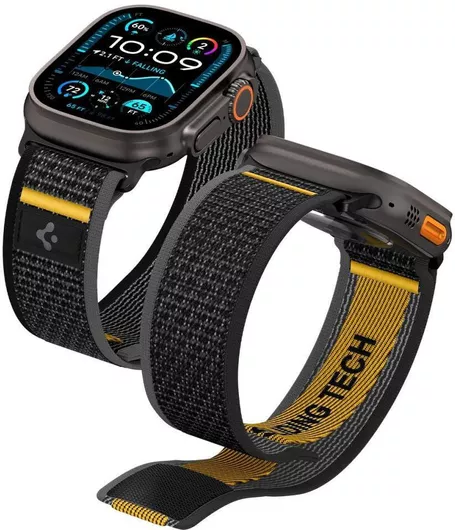 Spigen Athlex Air Λουράκι Υφασμάτινο Μαύρο Apple Watch 44/45/46mm/Ultra 49mm