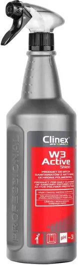Καθαριστικό Spray Λεκάνης Clinex W3 Active Shield Επαγγελματικό 1lt