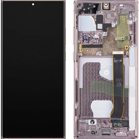 Samsung Οθόνη Display Module με Μηχανισμό Αφής για Galaxy Note 20 Ultra 5G / Note 20 Ultra (Μαύρο)