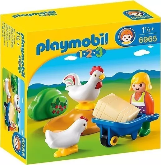 Playmobil Αγρότης με Κοτόπουλα
