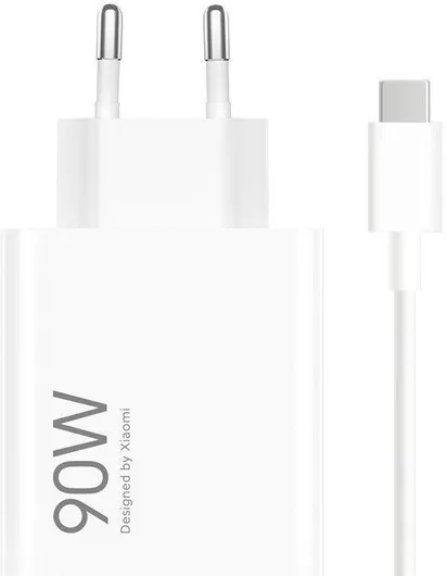 Xiaomi Φορτιστής με Θύρα USB-A & Καλώδιο USB-C 90W HyperCharge Combo Λευκό