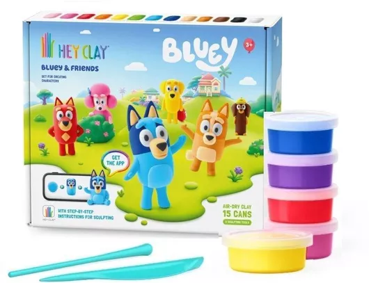 Πηλός Hey Clay Παιδικός Σετ Πολύχρωμος 275gr