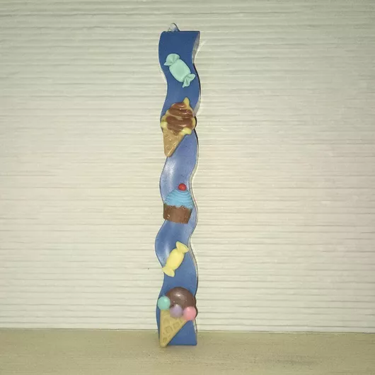 Αρωματική Λαμπάδα Φυτικό Κερί Candies Wave Μπλε Manufacturer: Candies MPN: Wave Διαστάσεις: [συμπληρώστε διαστάσεις] Ποσότητα: [συμπληρώστε ποσότητα] Χρώμα: Μπλε