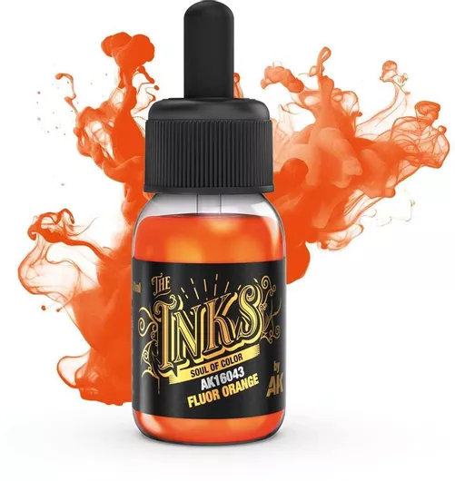 Χρώμα Μοντελισμού AK Interactive Fluor Orange 30ml