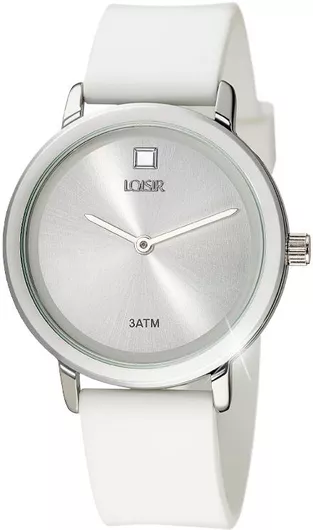 Γυναικείο Ρολόι Loisir με Λευκό Καουτσούκ Λουράκι
