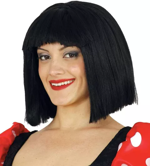 Περούκες Καρέ Μαύρο