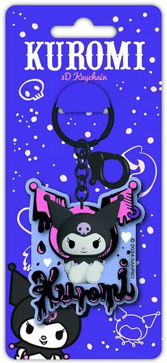 Kuromi Character Keychain – Cute Anime Sanrio Bag Charm Accessory