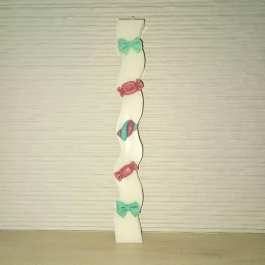 Αρωματική Λαμπάδα Φυτικό Κερί Candies Wave | Κατασκευαστής: Candies | MPN: Wave Λευκό | Διαστάσεις: [εισάγετε διαστάσεις] | Ποσότητα: [εισάγετε ποσότητα] | Χρώμα: Λευκό