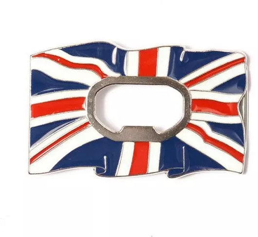 UK Flag Bottle Opener Buckle
