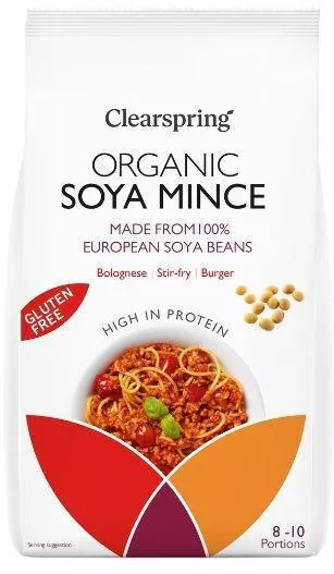 Κιμάς Σόγιας Βιολογικός Χωρίς Γλουτένη 250γρ Clearspring