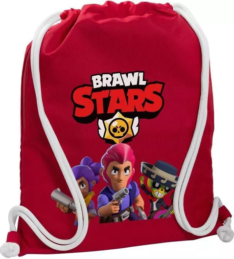 Παιδική Τσάντα Πλάτης Koupakoupa Brawl Stars Blue 48x40cm Κόκκινο