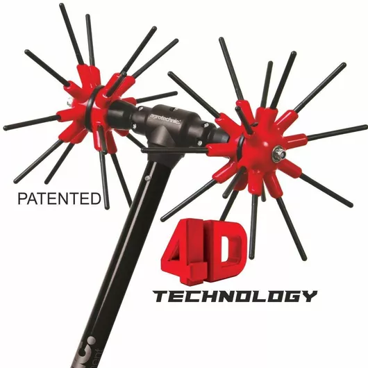 Ελαιοραβδιστικό Agrotechnic X.Quattro Μπαταρίας Αχινός με Σταθερό Κοντάρι 2.4m  3.05kg