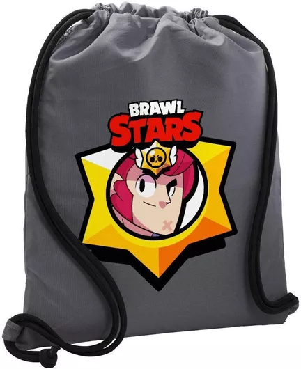 Παιδική Τσάντα Πλάτης Koupakoupa Brawl Stars Colt 48x40cm Γκρι