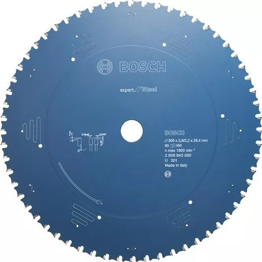 Δίσκος Κοπής Bosch 2608643062 Μετάλλου με 80 Δόντια 355mm