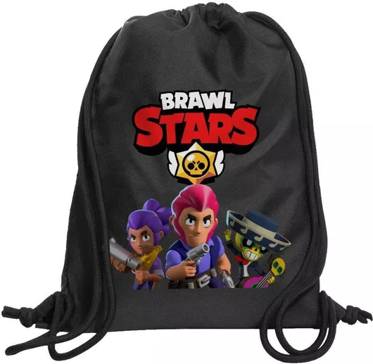 Παιδική Τσάντα Πλάτης Koupakoupa Brawl Stars Blue Μαύρο 48x40cm