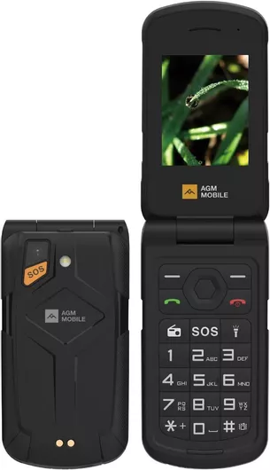 AGM M10 Dual SIM Κινητό με Μεγάλα Κουμπιά Μαύρο
