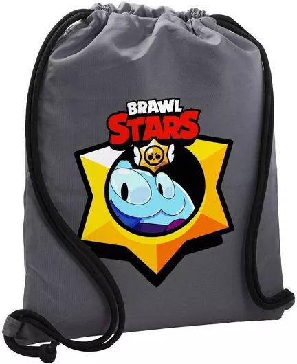 Παιδική Τσάντα Πλάτης Koupakoupa Brawl Stars Squeak 48x40cm Γκρι