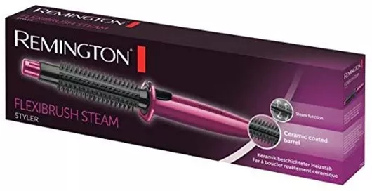 Remington Flexibrush Steam Styler Κεραμική Ηλεκτρική Βούρτσα με Αέρα για Μπούκλες