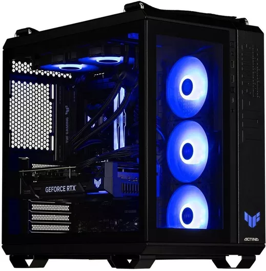 Gaming Desktop PC Actina Ryzen 7-7800X3D/32GB DDR5/2TB SSD/Radeon RX 7900 XTX/No OS