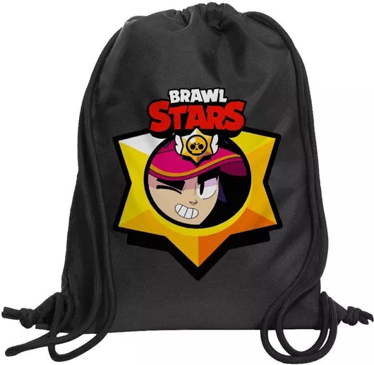 Παιδική Τσάντα Πουγκί Koupakoupa Brawl Stars Fang 48x40cm Μαύρο