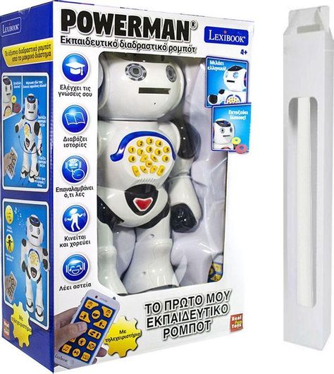 Παιχνιδολαμπάδα Lexibook ROB50GR Ρομπότ Powerman που Μιλάει Ελληνικά 