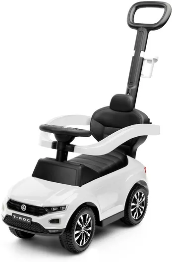 Περπατούρα Toyz VW T-Roc Ride On Αυτοκινητάκι με Χειρολαβή Λευκό για 12+ Μηνών