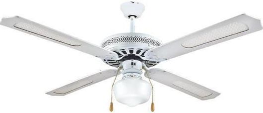 Ανεμιστήρας Οροφής Eurolamp 147-29000 130cm με Φως Λευκό