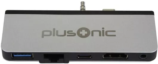 Docking Station Plusonic Surface Go 5in1 Usb 3.0 / rj45 Gigabit-ethernet Type-c Hdmi Aux. Σετ 4τμχ