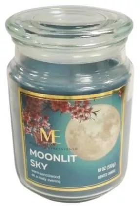 Atmosphera Διακοσμητικό Κερί σε Βάζο 9x14cm Μπλε