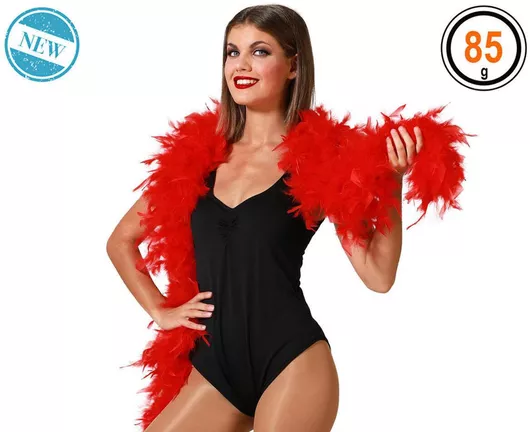 Αποκριάτικο Μπόα Κόκκινο 1 τεμάχιο