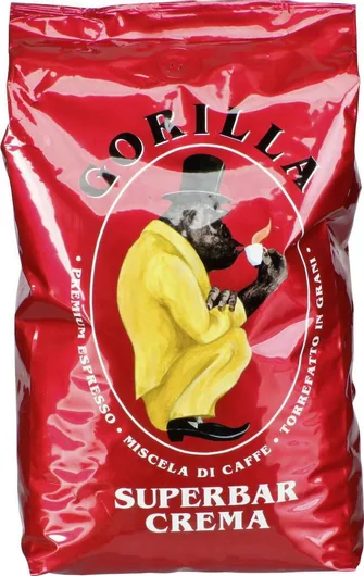 Καφές Espresso Gorilla Arabica Super Bar Crema σε Κόκκους 1kg