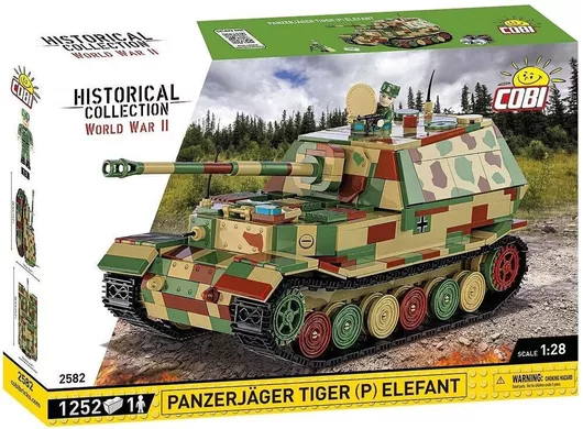 Τουβλάκι Cobi Panzerjäger Tiger (P) Elefant για 10+ Ετών 1252τμχ.