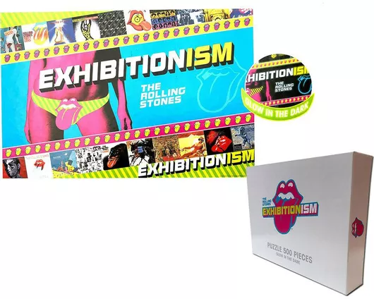 Puzzle Rolling Stones Exhibitionism Glow In Dark Jigsaw 2D 500 Κομμάτια