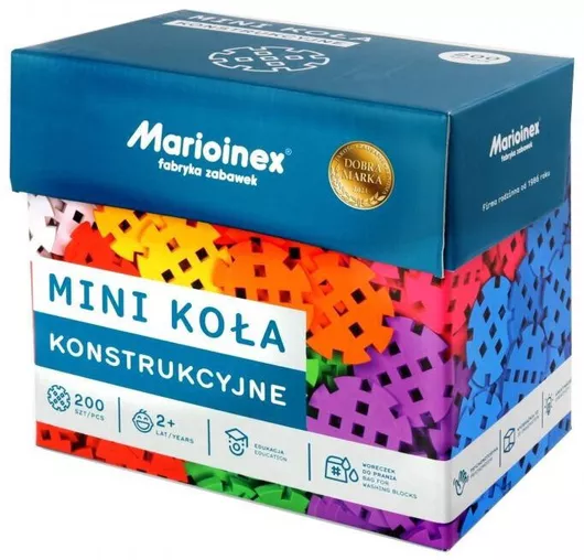 Τουβλάκι Marioinex Εκπαιδευτικά Mini Waffle για 2+ Ετών 200τμχ.