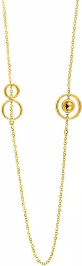 Γυναικείο Κολιέ Q-Jewellery LadyqΧρυσό 14ΚΚίτρινο 