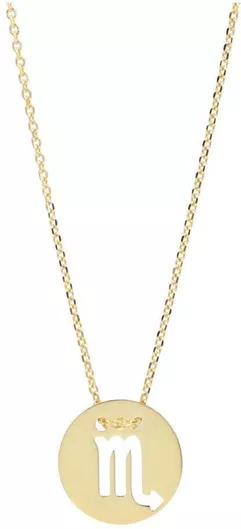Γυναικείο Κολιέ Q-Jewellery ΖώδιοΑσήμιΛευκό 