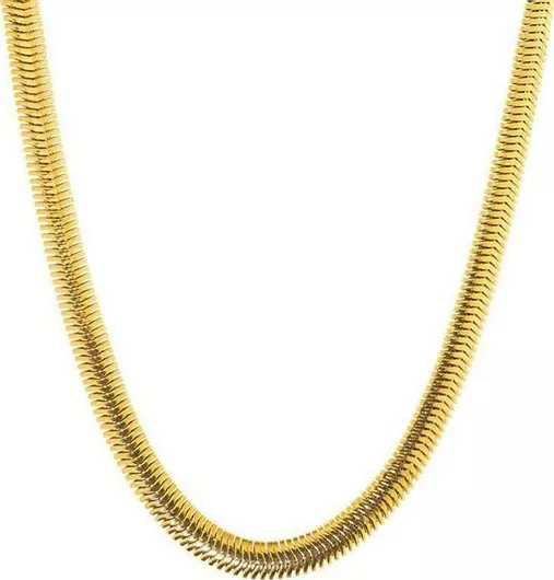 Αλυσίδα Λαιμού Q-Jewellery Γυναικεία από Ανοξείδωτο Ατσάλι Επιχρυσωμένη