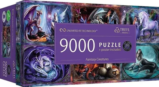 Fantasy Creatures Puzzle 2D 9000pcs