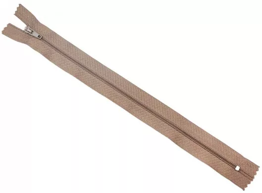 Φερμουάρ Σπιράλ Λεπτό 25cm Μπεζ