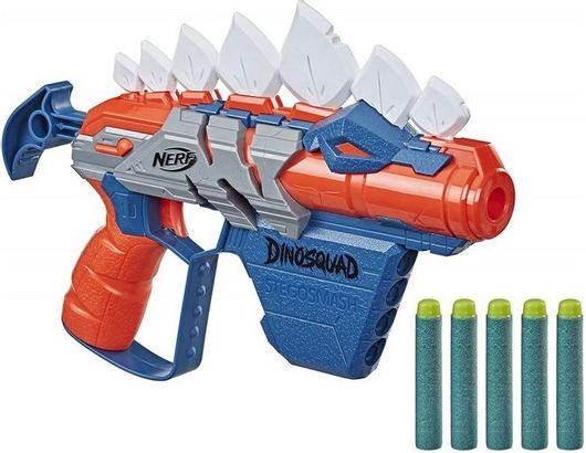 Nerf Hasbro Εκτοξευτής Stego-Smash Dart-Blaster Dinosquad για 8+ Ετών