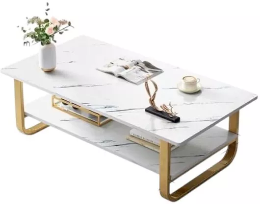 Τραπεζάκι Σαλονιού Ορθογώνιο Ξύλινο Μ90xΠ45xΥ60cm