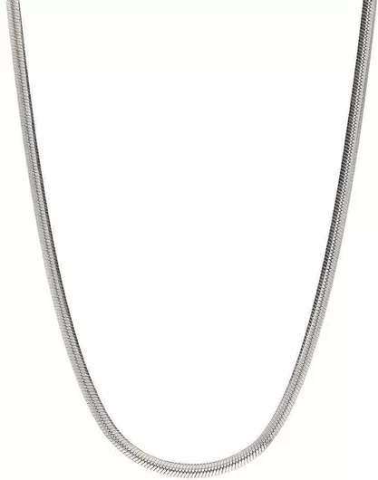 Αλυσίδα Λαιμού Q-Jewellery Γυναικεία Ασημί Φίδι
